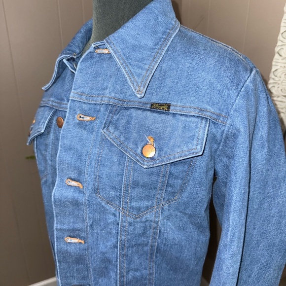 1980’s Vintage Wrangler Blue Jean Jacket - Picture 11 of 14
